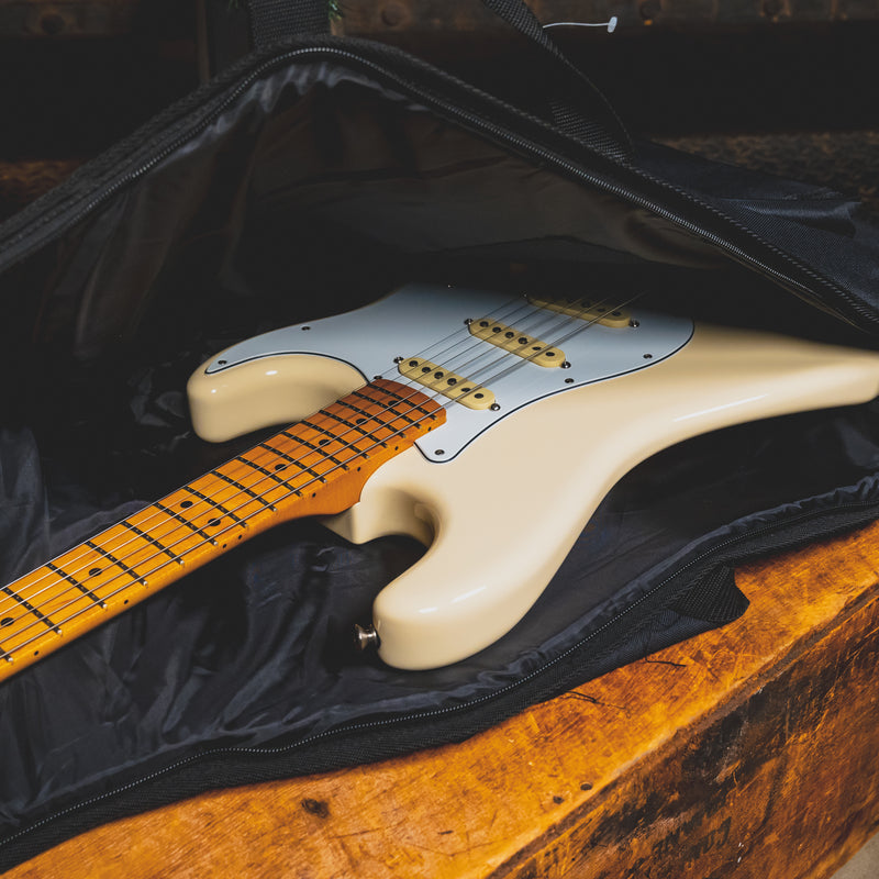 2020 Fender Jimi Hendrix Stratocaster Electric Guitar, Olympic White w/OGB - Used