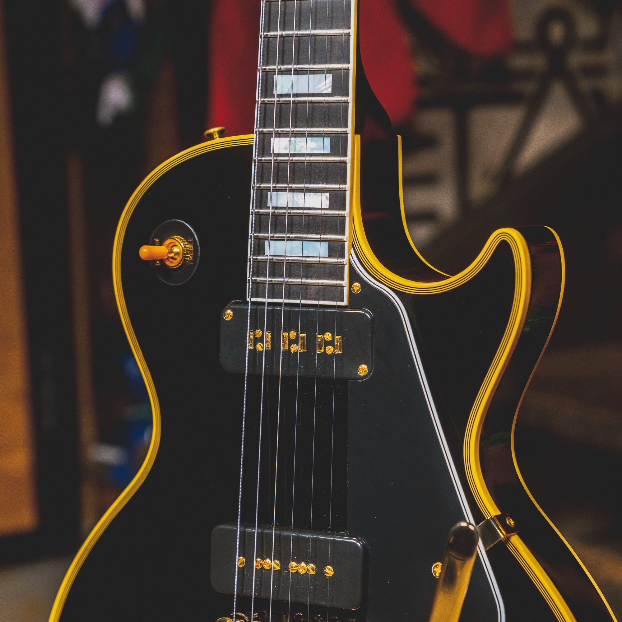 2023 Gibson Custom Shop 1954 Les Paul Custom Wildwood Spec, Ebony