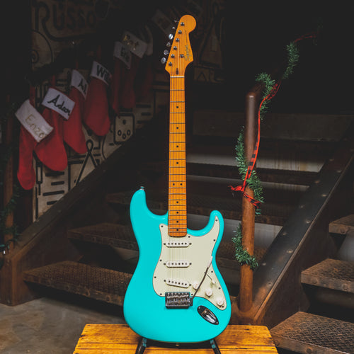 2022 Squier 40th Anniversary Vintage Edition Stratocaster, Sea Foam Green - Used