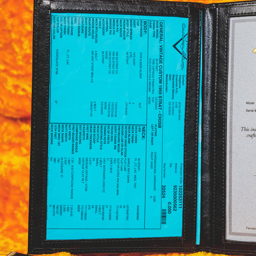 2021 Fender Custom Shop Vintage Custom '59 Stratocaster Time Capsule 3 Color Sunburst w/OHSC - Used