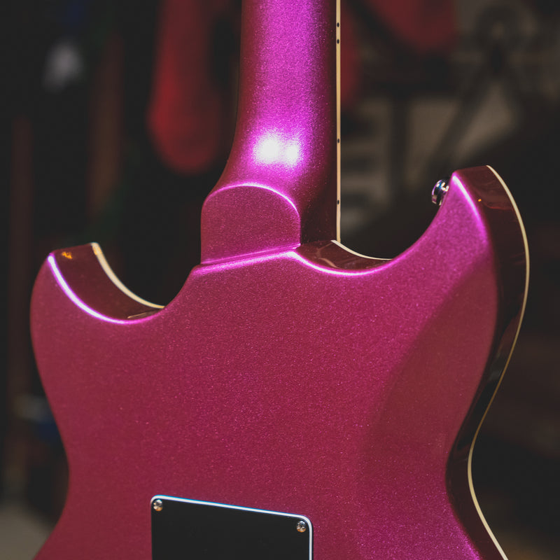 2018 Reverend Reeves Gabrels Dirtbike Electric Guitar, Metallic Violet w/Gig Bag - Used