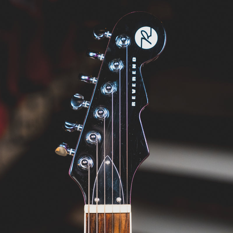 2018 Reverend Reeves Gabrels Dirtbike Electric Guitar, Metallic Violet w/Gig Bag - Used