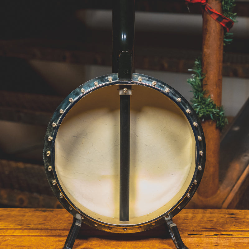 '60s Harmony Reso-Tone Banjo w/Chipboard Case - Used