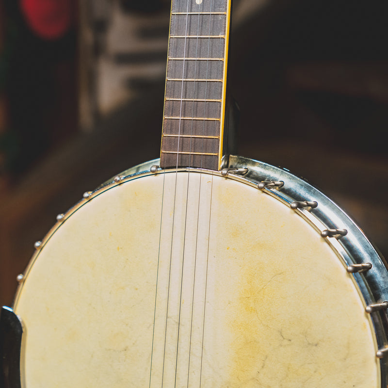 '60s Harmony Reso-Tone Banjo w/Chipboard Case - Used