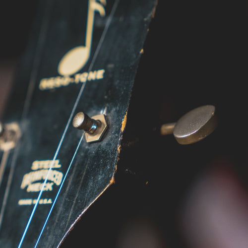 '60s Harmony Reso-Tone Banjo w/Chipboard Case - Used