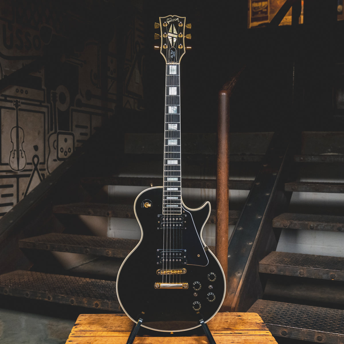 1979 Gibson Les Paul Custom Electric Ebony w/Hard Case - Used