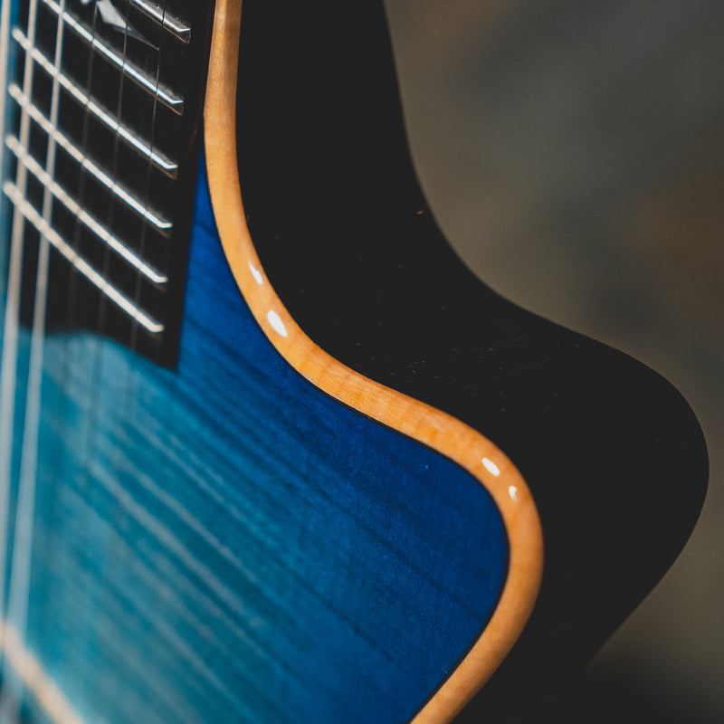 2023 Taylor T5z Pro Semi-Hollow Electric Guitar, Harbor Blue w/OHSC - Used