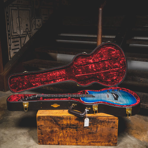 2023 Taylor T5z Pro Semi-Hollow Electric Guitar, Harbor Blue w/OHSC - Used
