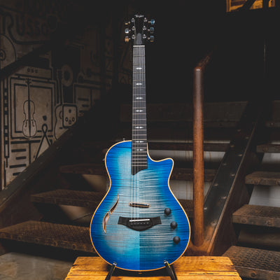 2023 Taylor T5z Pro Semi-Hollow Electric Guitar, Harbor Blue w/OHSC - Used