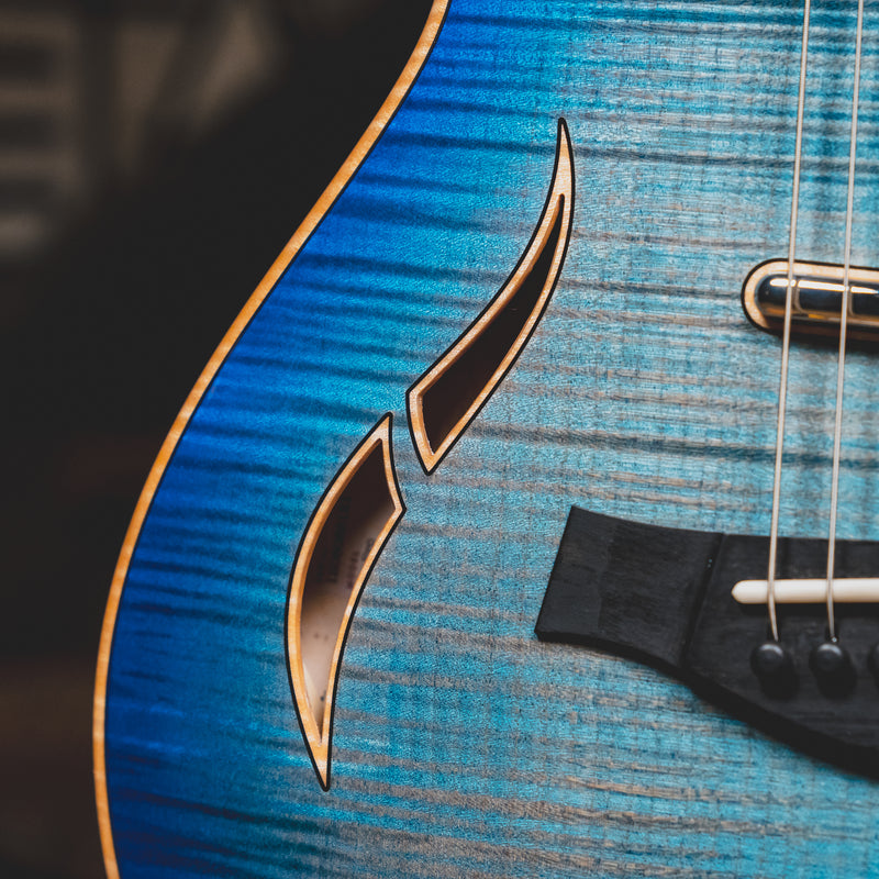 2023 Taylor T5z Pro Semi-Hollow Electric Guitar, Harbor Blue w/OHSC - Used