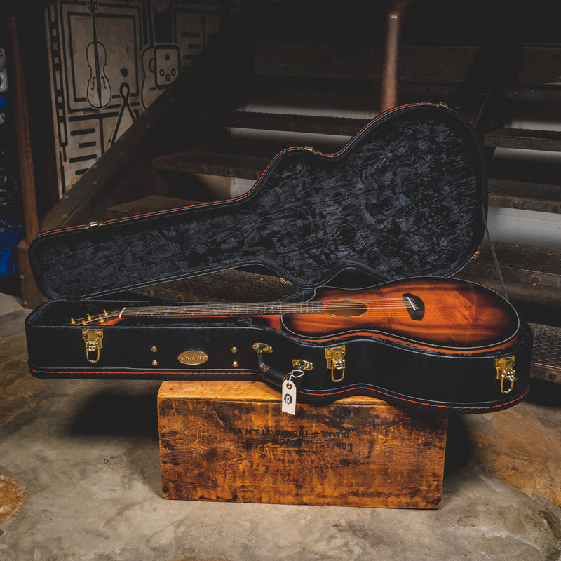 2023 Breedlove Jeff Bridges Concerto Acoustic-Electric Guitar, Bourbon w/OHSC - Used
