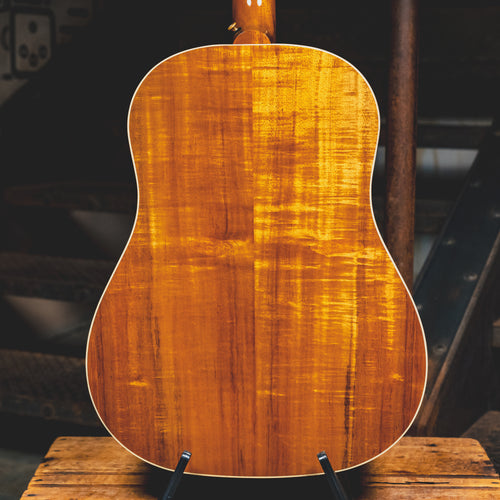 2023 Gibson J-45 Koa Custom Shop Acoustic-Electric Guitar, Natural w/OHSC - Used