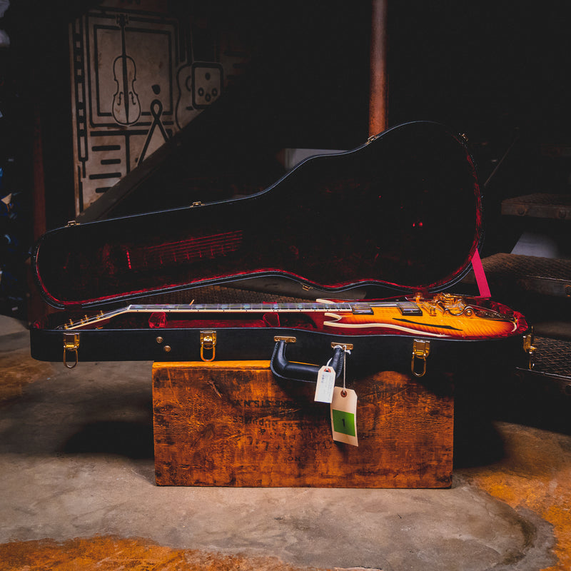 2011 Gibson Custom Shop Johnny A Signature Electric Guitar, Sunset Glow w/ OHSC - Used