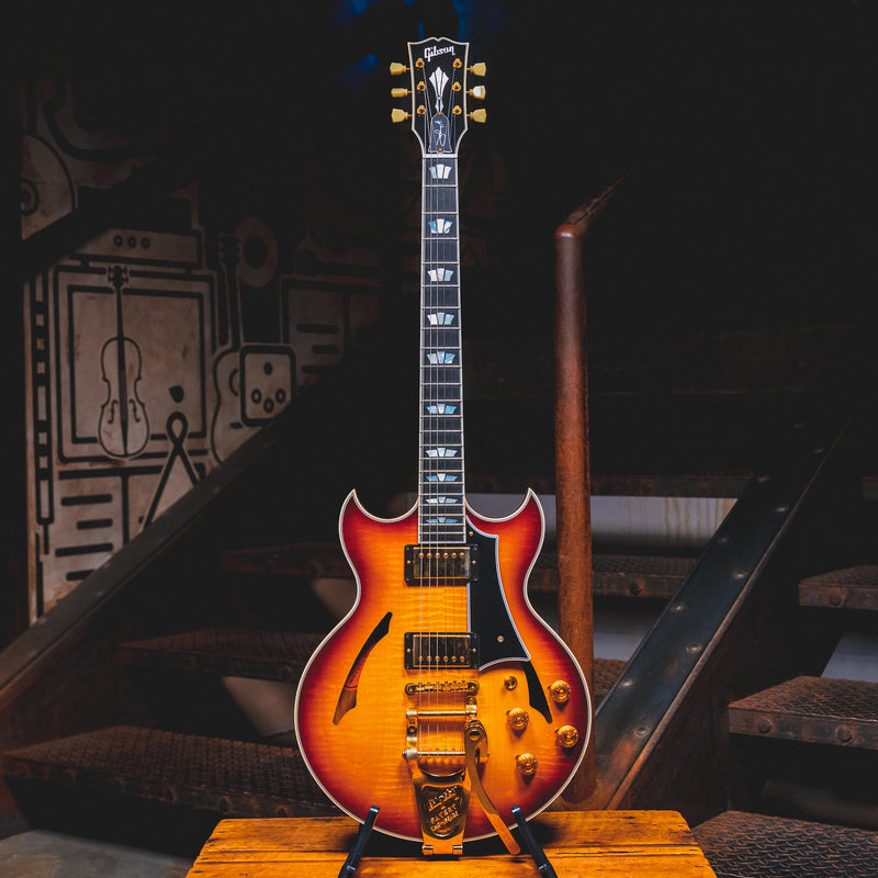 2011 Gibson Custom Shop Johnny A Signature Electric Guitar, Sunset Glow w/ OHSC - Used
