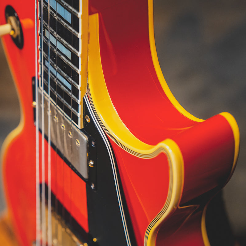 1985 Gibson Les Paul Custom Electric Guitar, Ferrari Red w/OHSC