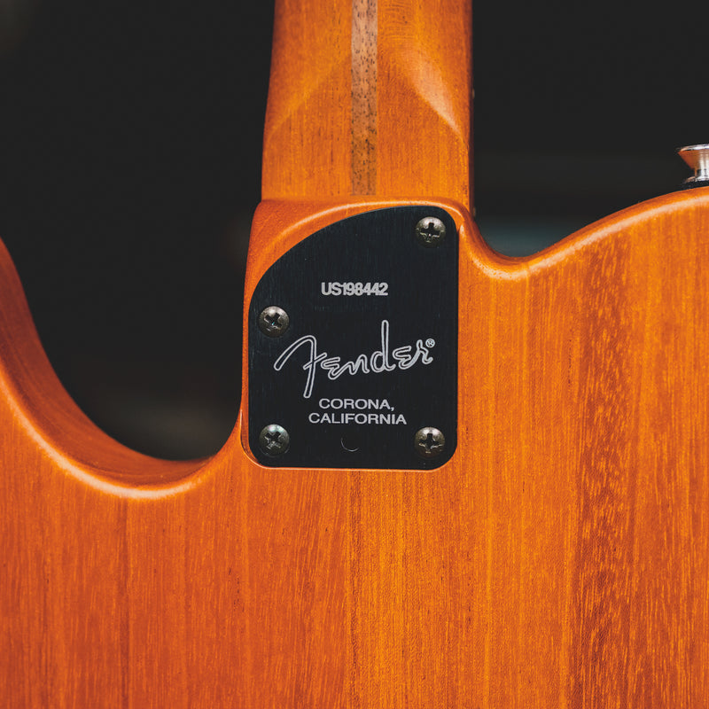 2019 Fender American Acoustasonic Telecaster Electric Guitar, Black w/OGB - Used