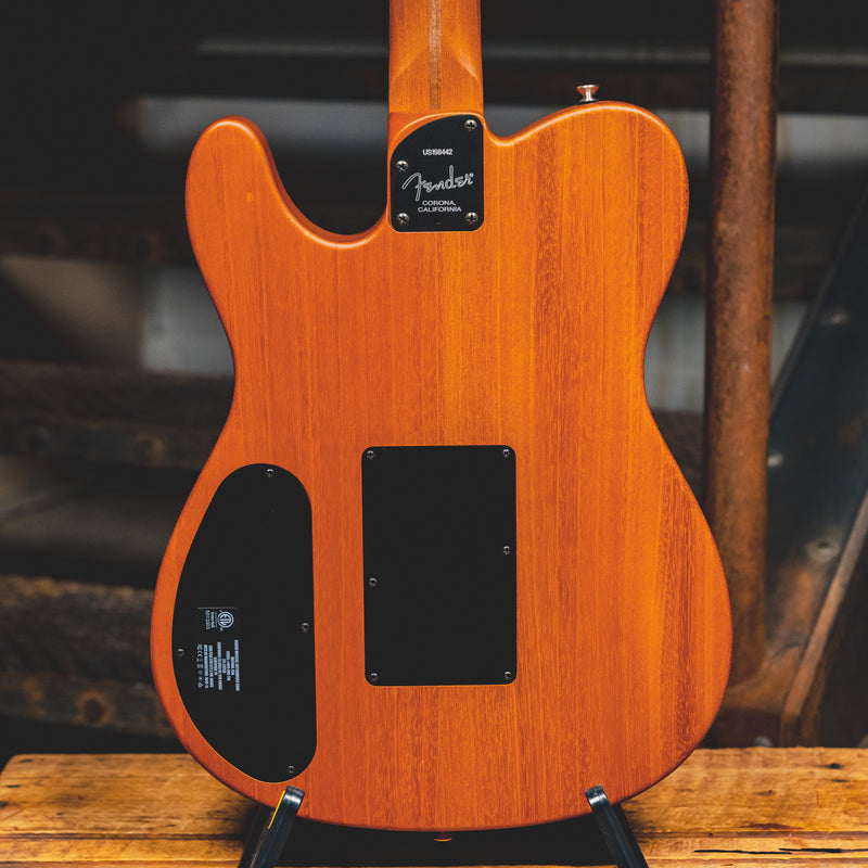 2019 Fender American Acoustasonic Telecaster Electric Guitar, Black w/OGB - Used