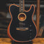 2019 Fender American Acoustasonic Telecaster Electric Guitar, Black w/OGB - Used