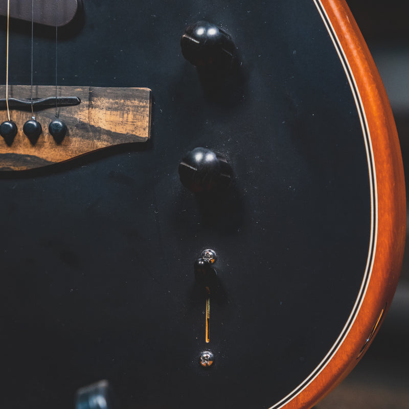 2019 Fender American Acoustasonic Telecaster Electric Guitar, Black w/OGB - Used