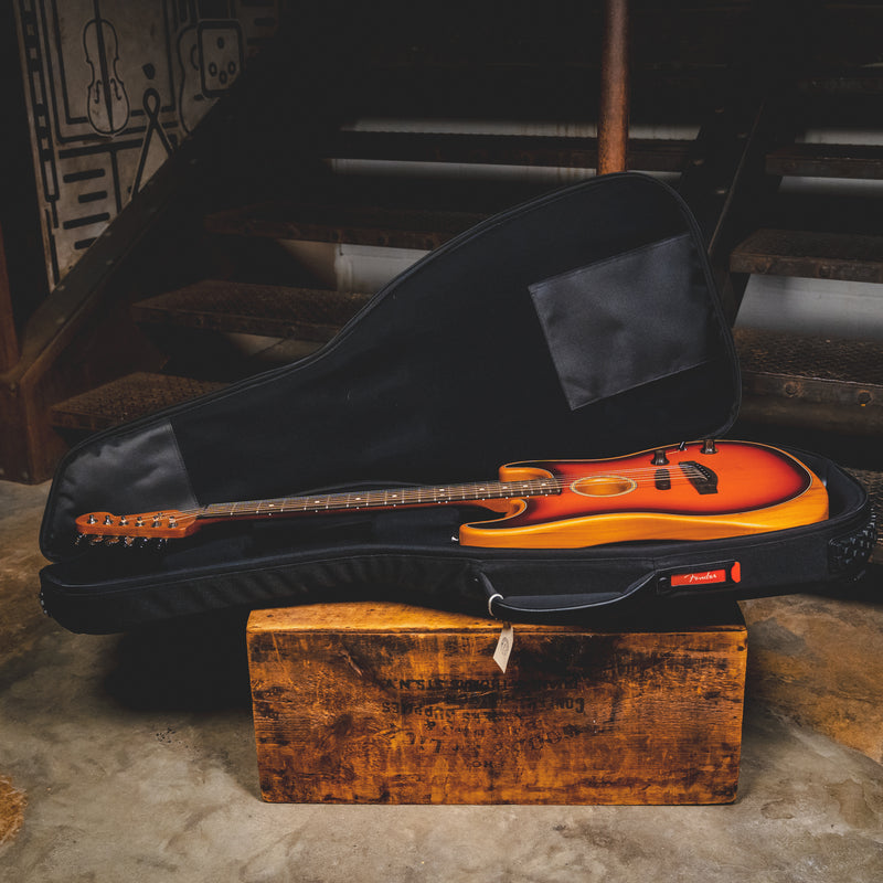 2021 Fender American Acoustasonic Stratocaster Guitar, Sunburst w/OGB - Used