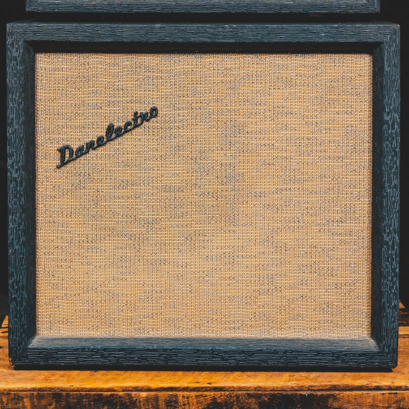 1960s Danelectro DM-25 Guitar Amp Head and Cabinet w/Footswitch and Slipcover - Used