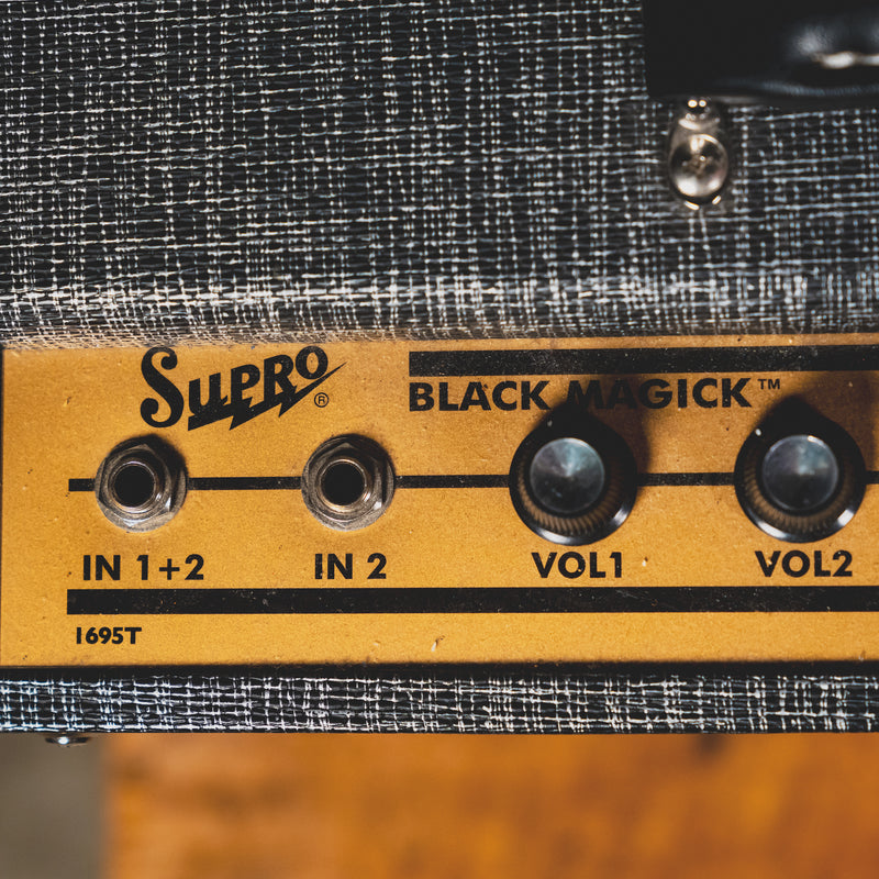 2010 Supro Black Magick 1695T 1x12” Tube Combo Amplifier - Used