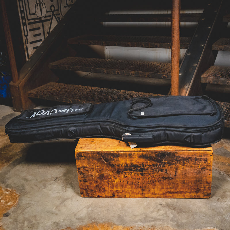 Musicvox Space Ranger Electric Guitar, Gold Sparkle w/Gig Bag - Used