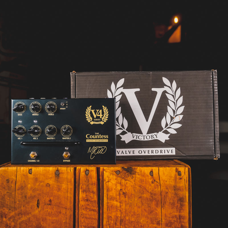 Victory V4 The Countess Valve Overdrive/Preamp Effect Pedal w/Box - Used