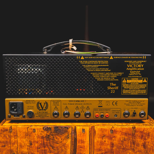 Victory The Sheriff 22 22-Watt Tube Guitar Amp Head w/Cover & Footswitch - Used