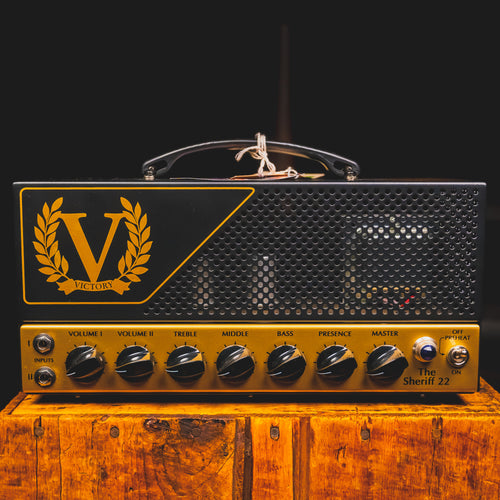 Victory The Sheriff 22 22-Watt Tube Guitar Amp Head w/Cover & Footswitch - Used