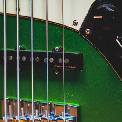 2021 Fender Player Plus Jazz Bass V 5 String Bass Guitar, Cosmic Jade w/ Gig Bag - Used