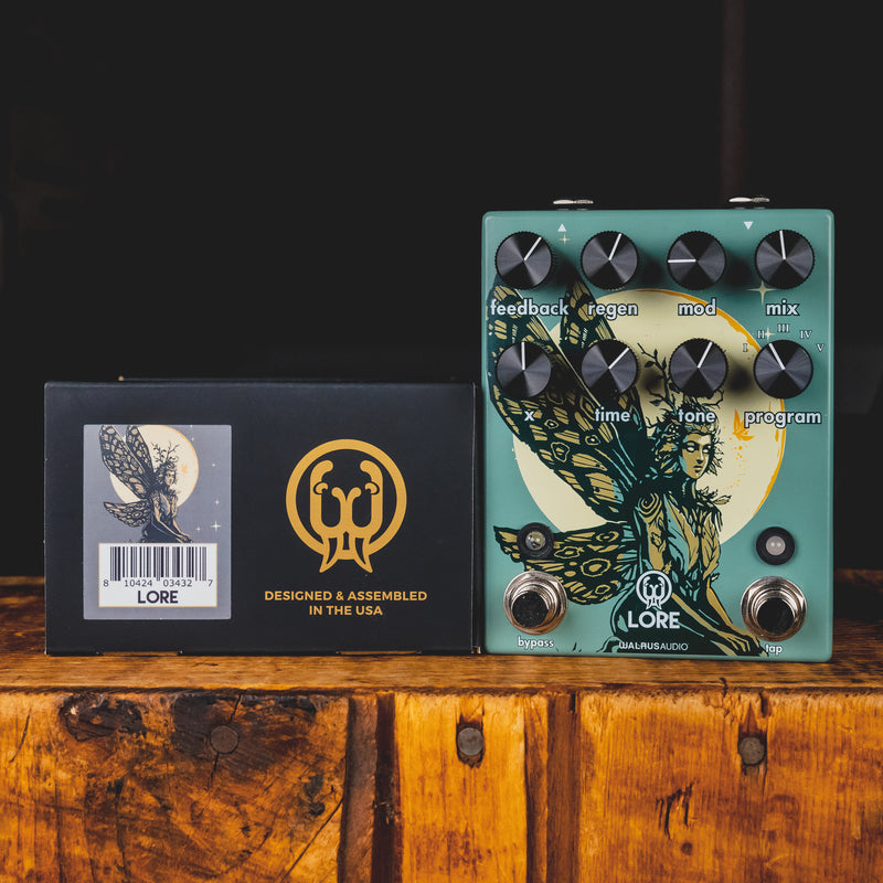 Walrus Audio Lore, Reverse Soundscape Generator Reverb/Delay