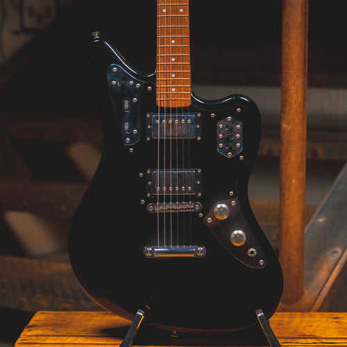 2007 Fender CIJ Special Jaguar HH Electric Guitar Black w Bag Used
