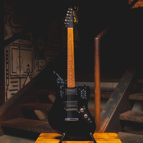 2007 Fender CIJ Special Jaguar HH Electric Guitar, Black w/Bag - Used