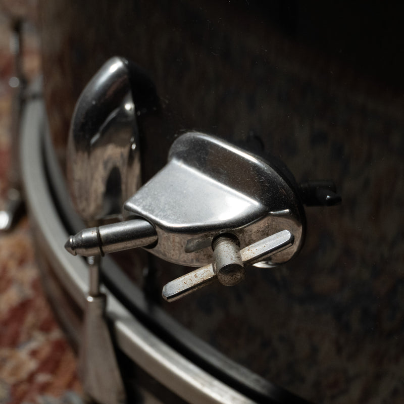 1970s Slingerland 5-Piece Modern Solo Drum Set, Black Chrome - Used