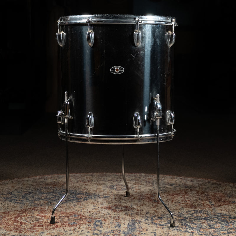 1970s Slingerland 5-Piece Modern Solo Drum Set, Black Chrome - Used