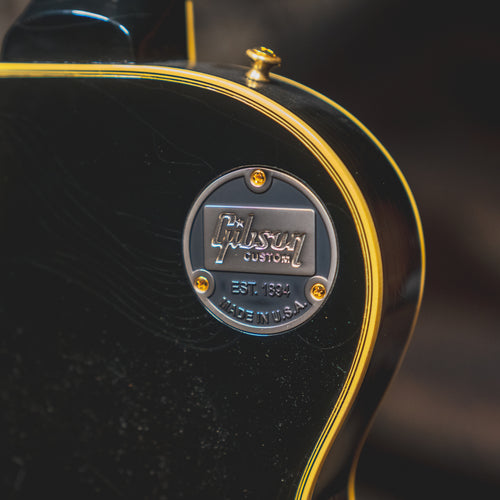 2021 Gibson Custom Shop '57 Les Paul Custom, Ebony Ultra Light Murphy Lab Aged w/ OHSC - Used