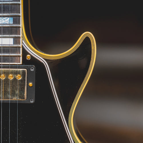 2021 Gibson Custom Shop '57 Les Paul Custom, Ebony Ultra Light Murphy Lab Aged w/ OHSC - Used