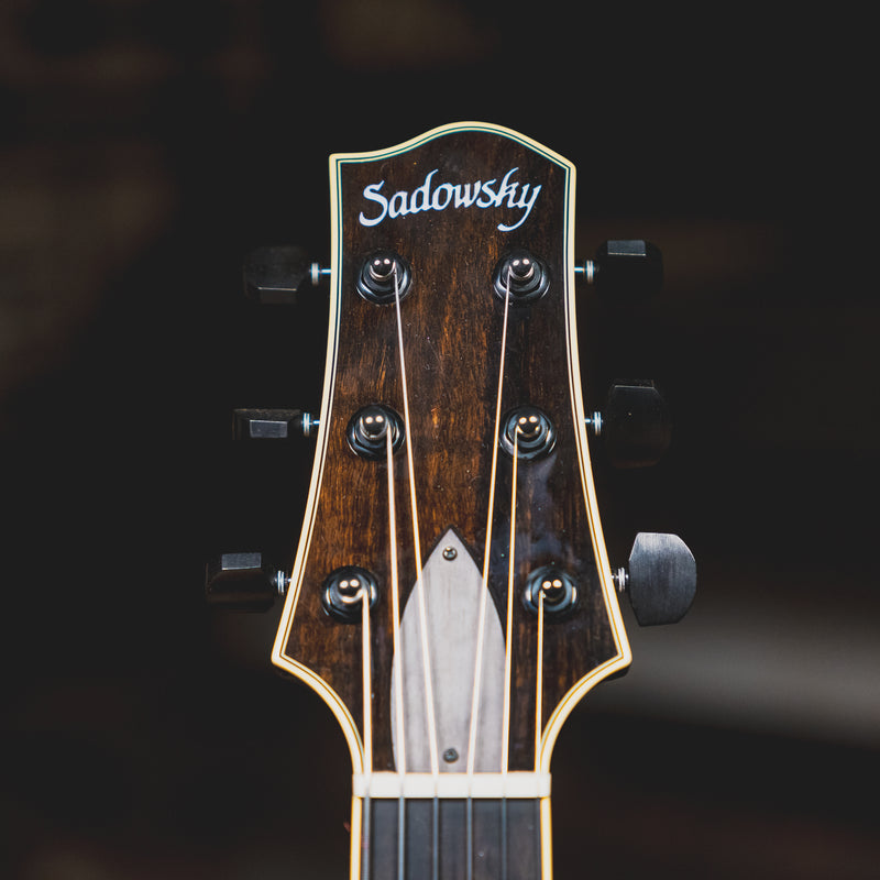 2021 Sadowsky SS-15S Electric Guitar, Transparent Ebony w/OHSC - Used