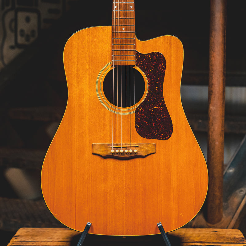 1984 Guild D-25C NT Acoustic-Electric Guitar, Natural w/OHSC - Used