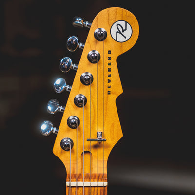 2019 Reverend Jetstream 390 Electric Guitar, Korina Burst - Used