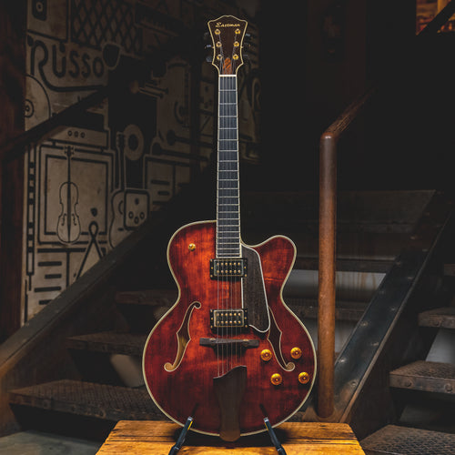 2007 Eastman AR803CE Electric Guitar, Dark Natural w/OHSC - Used