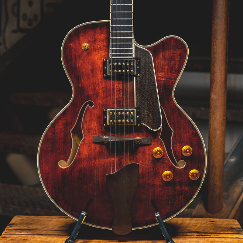 2007 Eastman AR803CE Electric Guitar, Dark Natural w/OHSC - Used