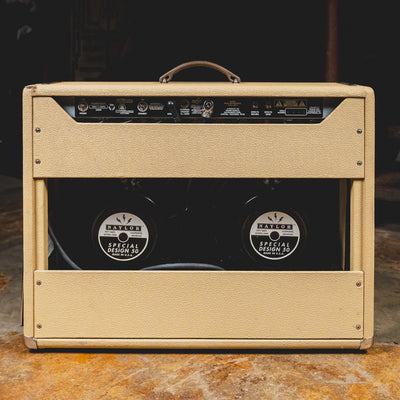 1995 Fender Dual Professional 2x12 Combo Amplifier, Blonde w/ Foot Switch & Cover - Used
