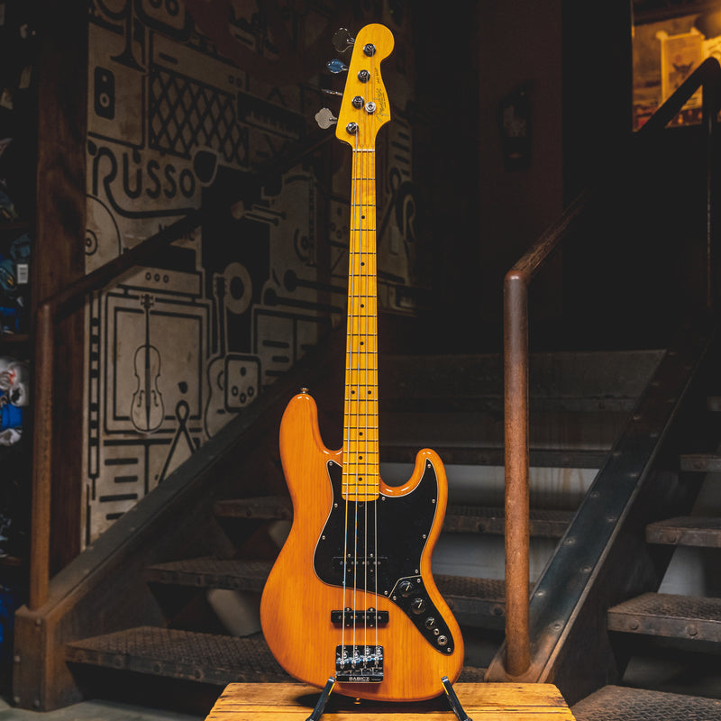 2021 Fender American Professional II Jazz Bass, Roasted Pine w/Case - Used