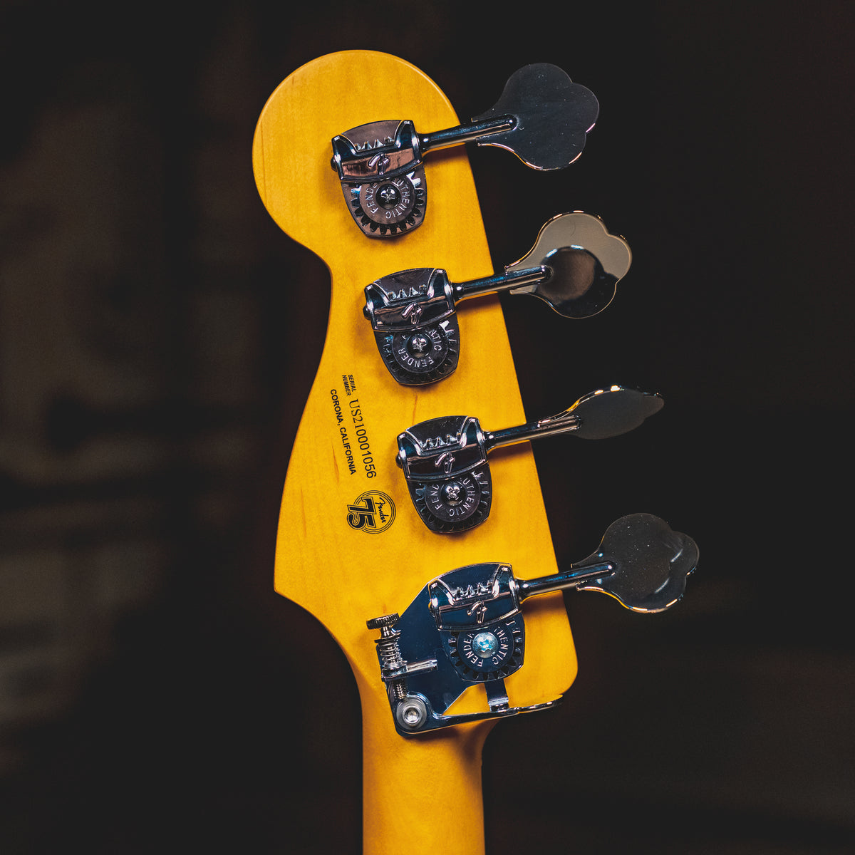 2021 Fender American Professional II Jazz Bass, Roasted Pine w/Case - Used