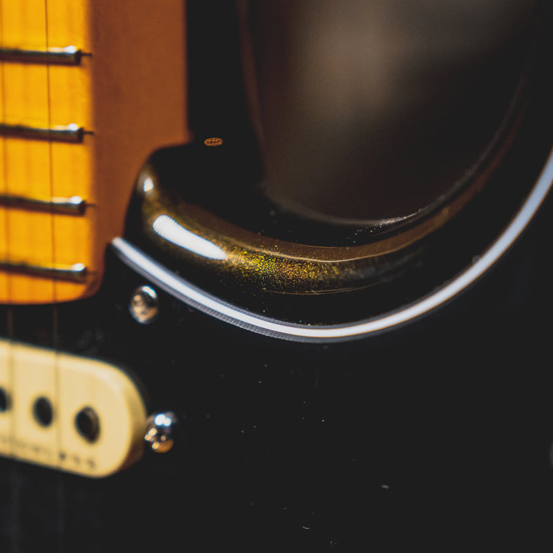 2020 Fender American Ultra Stratocaster HSS Electric Guitar, Texas Tea w/ OHSC - Used