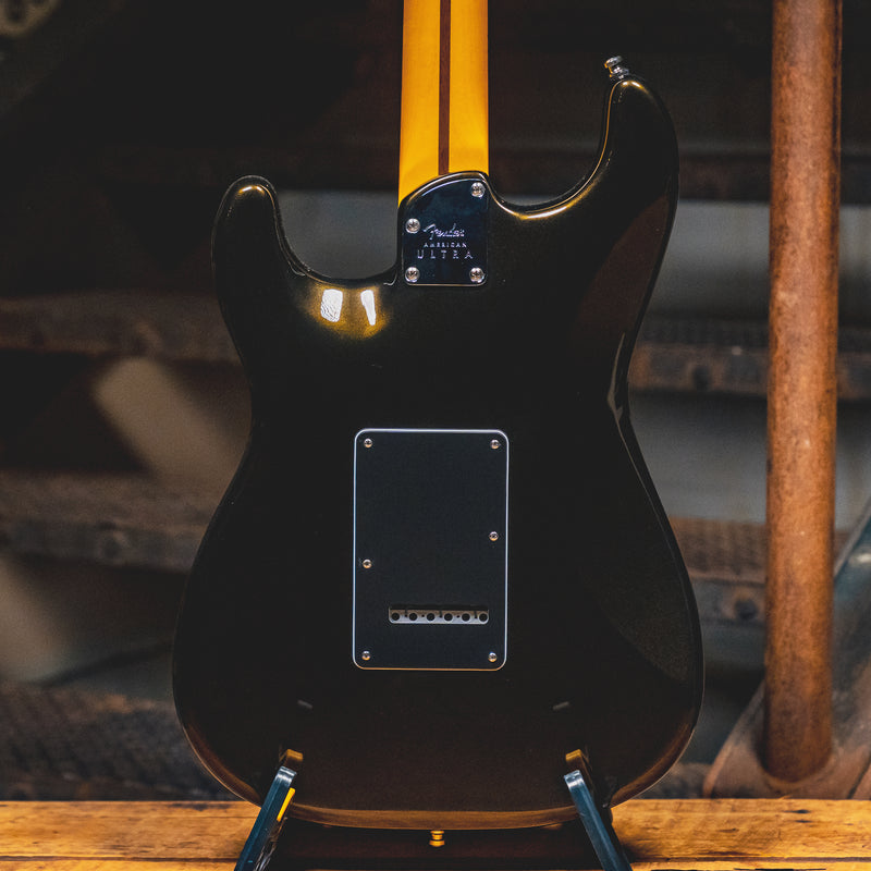 2020 Fender American Ultra Stratocaster HSS Electric Guitar, Texas Tea w/ OHSC - Used