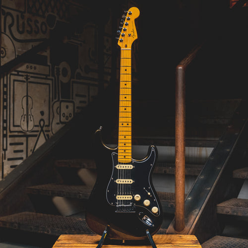 2020 Fender American Ultra Stratocaster HSS Electric Guitar, Texas Tea w/ OHSC - Used