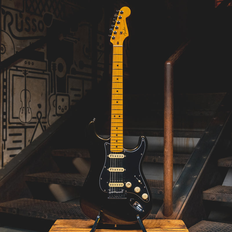 2020 Fender American Ultra Stratocaster HSS Electric Guitar, Texas Tea w/ OHSC - Used